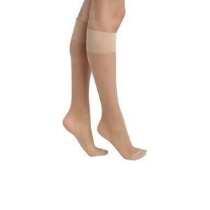 Silky Womens/Ladies Opaque 70 Denier Trouser Socks (3 Pairs) / Natural